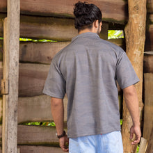 Load image into Gallery viewer, Grey Zipper Polo shirt
