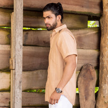 Load image into Gallery viewer, Beige Short Sleeve Shirt
