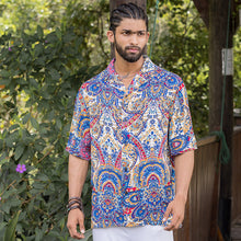 Load image into Gallery viewer, Paisley Printed Short Sleeve Shirt
