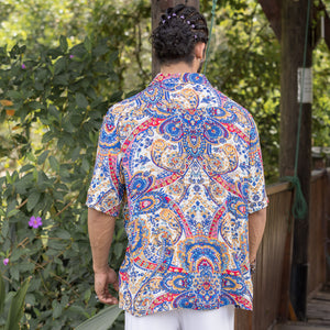 Paisley Printed Short Sleeve Shirt