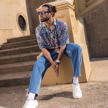 Load image into Gallery viewer, Paisley Printed Short Sleeve Shirt
