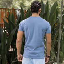 Load image into Gallery viewer, Dusty Blue Crew Neck T-shirt
