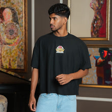 Load image into Gallery viewer, Black Boxy Oversized T-shirt

