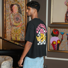 Load image into Gallery viewer, Black Boxy Oversized T-shirt
