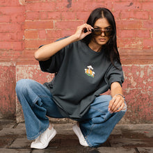 Load image into Gallery viewer, Dark Grey Boxy Oversized T-shirt
