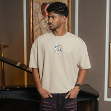 Load image into Gallery viewer, Cream Boxy Oversized T-shirt

