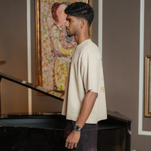 Load image into Gallery viewer, Cream Boxy Oversized T-shirt
