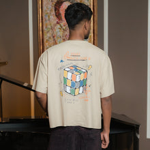 Load image into Gallery viewer, Cream Boxy Oversized T-shirt
