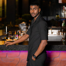 Load image into Gallery viewer, Black Short Sleeve Shirt
