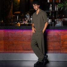 Load image into Gallery viewer, Olive Green Short Sleeve Shirt
