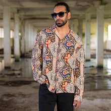Load image into Gallery viewer, Paisley Printed Long Sleeve Shirt
