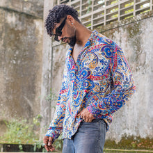 Load image into Gallery viewer, Paisley Printed Long Sleeve Shirt
