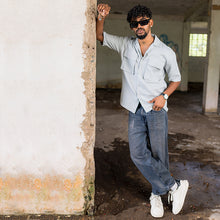 Load image into Gallery viewer, Light Grey Short Sleeve Shirt
