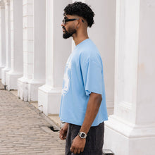 Load image into Gallery viewer, Light Blue Boxy Oversized T-shirt
