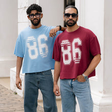 Load image into Gallery viewer, Light Blue Boxy Oversized T-shirt
