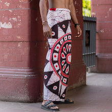 Load image into Gallery viewer, Sandakadapahana Black, Red &amp; White Batik Sarong
