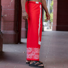 Load image into Gallery viewer, Dangara Red &amp; White Batik Sarong
