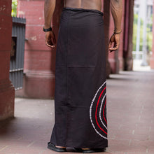Load image into Gallery viewer, Ananthaya Red, Black &amp; White Batik Sarong
