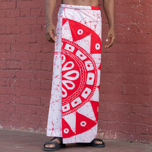 Load image into Gallery viewer, Sandakadapahana Red &amp; White Batik Sarong
