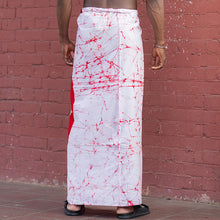 Load image into Gallery viewer, Sandakadapahana Red &amp; White Batik Sarong
