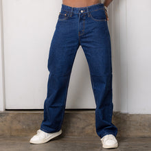 Load image into Gallery viewer, Dark Blue Denim Jeans
