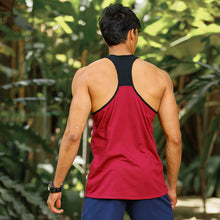 Load image into Gallery viewer, Maroon Racerback Stringer Tank Top
