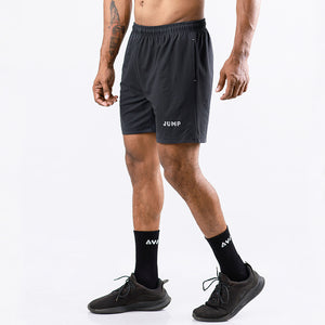 'JUMP' Black Training Shorts