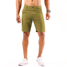 Load image into Gallery viewer, Olive Green Chino Shorts
