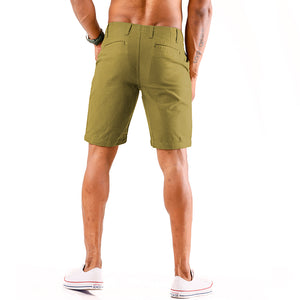 Olive Green Chino Shorts