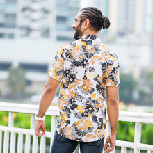 Load image into Gallery viewer, Tropical Printed Short Sleeve Shirt
