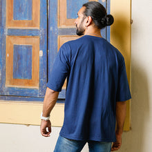 Load image into Gallery viewer, Navy Blue Oversized T-shirt
