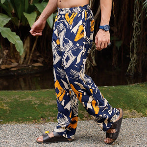 Abstract Printed Oversized Pants - Jump Clothing - Sri Lanka