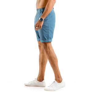 Stone Blue Chino Shorts