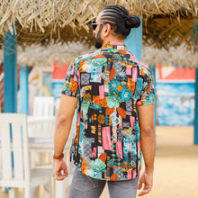 Load image into Gallery viewer, Abstract Printed Short Sleeve Shirt
