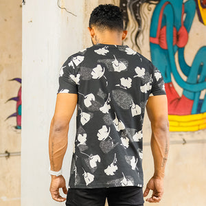 Floral Printed Crew Neck T-shirt