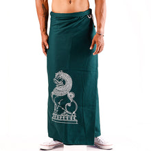 Load image into Gallery viewer, Yapahuwa Green Sarong
