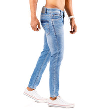 Load image into Gallery viewer, Washed Blue Denim Jeans
