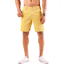 Load image into Gallery viewer, Mutard Beige Chino Shorts
